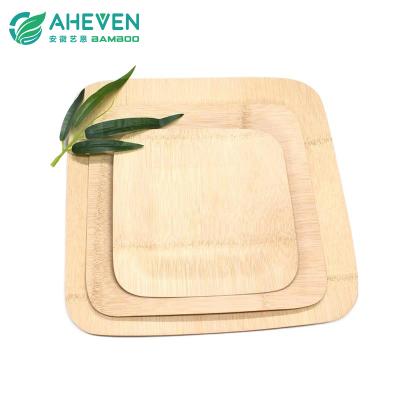 Bamboo disposable plate