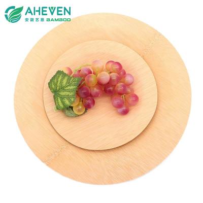 Bamboo disposable plate
