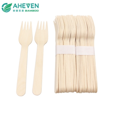 wooden and bamboo cutlery set