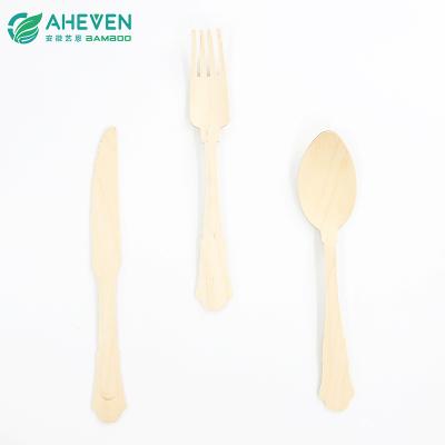 Wooden cutlery set